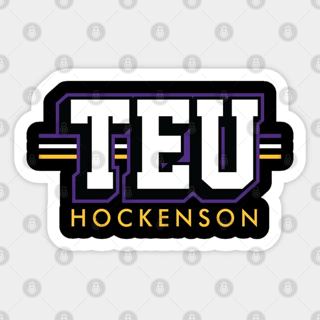 Tight End University - TEU - TJ Hockenson - Minnesota Vikings Sticker by nicklower